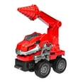 thumbnail image 3 of Rushawy Construction Truck Toys Transforming Toys Car for Boys Girls Aged 3 4 5 Kids Red Drill Truck, 3 of 9