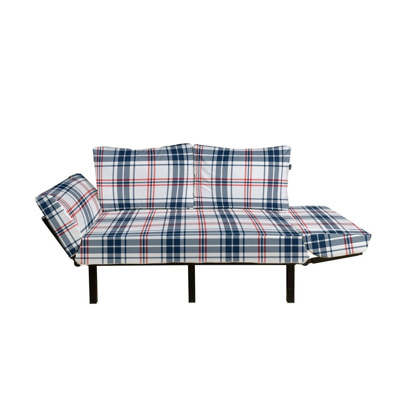 Country Plaid Sleeper Sofa Baci Living Room