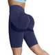 thumbnail image 3 of TaTaai Women's High Waisted Seamless Biker Shorts Butt Lifting Solid Yoga Shorts 5 Inch Inseam Tummy Control Athletic Gym Workout Fitness Gift, 3 of 8