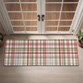 thumbnail image 2 of Multi Color Plaid Checkered Pattern Door Rugs,Washable Non Slip Door Mats Indoor,Decorative Door Mats,Entry Mat Indoor for Entrance,Bedroom,Kitchen,Bathroom,16"x47", 2 of 6