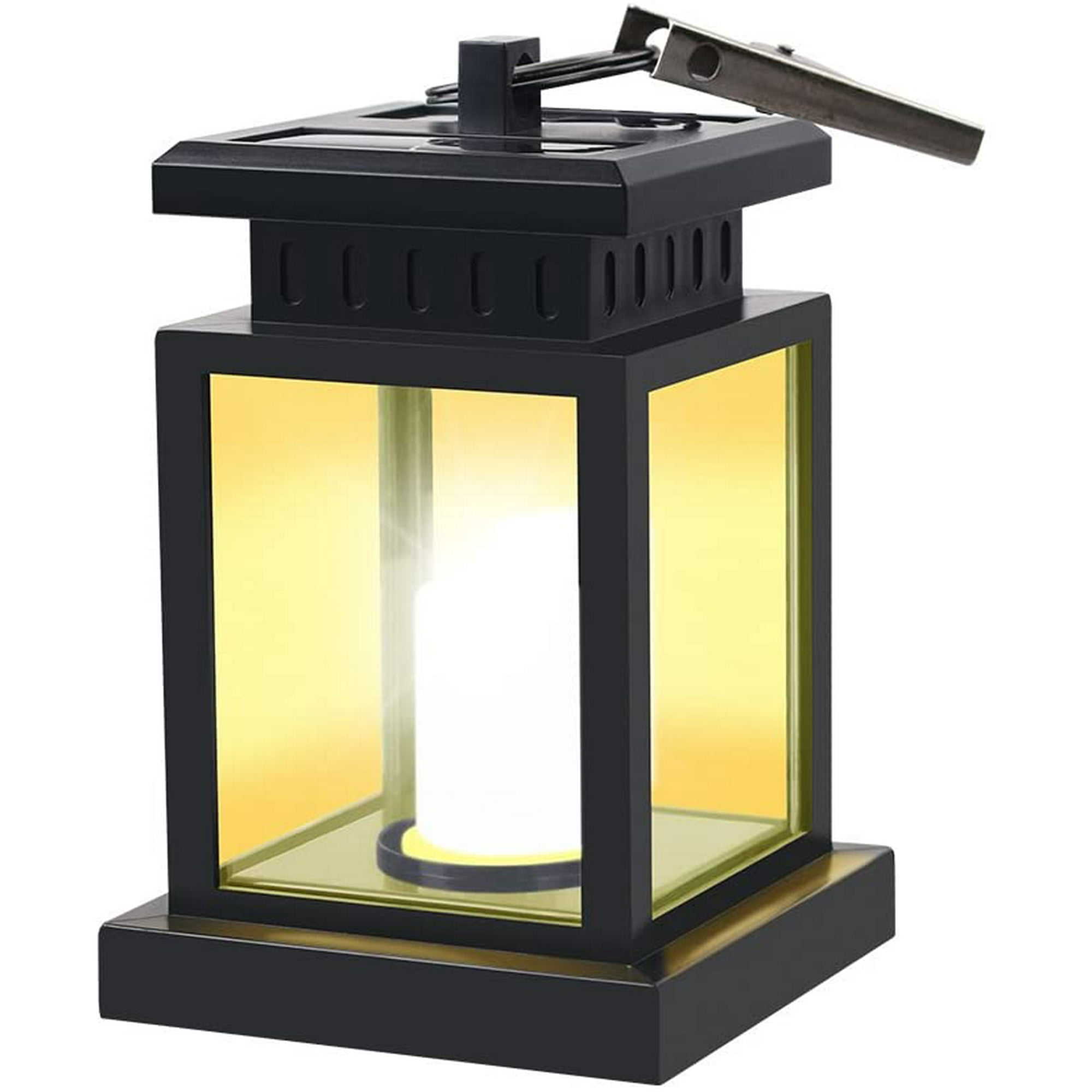 Patio Umbrella Lights Outdoor Led Solar Lanterns Waterproof Candle Lamps Decorated In Garden Porch Lawn Yellow Light Pack Of 1 Walmart Canada
