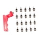 thumbnail image 3 of 20 piezas de clavos para zapatos de pista con llave para s cortas deportivas de competición Plata, 3 of 8