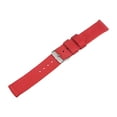 thumbnail image 3 of Red Nylon Watch Band 20mm Width Durable Nylon Strap with Silver Buckle, Canvas Watchband, 3 of 6