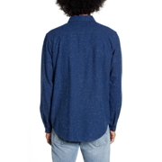 قميص منسوج رفيع رفيع الأكمام من Obey NAVY Jasper ، صغير في الولايات المتحدة