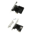 thumbnail image 2 of Langgg PCI-E to SATA Extender Splitter High Speed PCI-Express Expansion Card Desktop Computer Accessory, SA3106J, 10 ports, 2 of 8