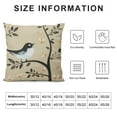 thumbnail image 6 of COMIO  Birds Branch Singing Pillow Covers Set of 2 Valentine's Day ThrowPillow Covers Decorative Square Pillowcase Protector Cushion Case for Sofa Couch Bed Pillow Pillowcases, 6 of 6