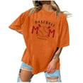 thumbnail image 2 of T-shirts à Manches Courtes pour Femmes Mode T-Shirts Imprimés Décontractés à Col Rond à Manches Courtes Chandail à Enfiler pour Femmes Hauts à Manches Courtes pour Femmes Hauts à Manches Courtes pour Femmes, 2 of 7