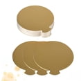 thumbnail image 4 of HINTRMENT Cercle à Gâteau 8x3.1 Po Papier pour Planches de Gâteau Mousse Dorée 200 Pcs, 4 of 7