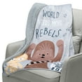 thumbnail image 6 of Lambs & Ivy Star Wars Rebels Baby Blanket - Gray, 6 of 6