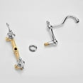 thumbnail image 2 of sumerain Vintage Tub Faucet Wall Mount Bathtub Faucet 3 Hole 8 Inches Center Chrome, 2 of 12