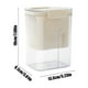 thumbnail image 3 of Campana Para Cocina Homemade Yogurt Separator Greek Yogurt Soy Milk Cheese Whey Separator 225 Mesh Filter Spring Press With Built In Timer, 3 of 6