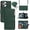 9 Card Slots Lanyard Dark Green, variant on iPhone 11 Pro Phone Case Wallet for Women Men with Credit Card Holder, iPhone 11 Pro Crossbody Case with Strap Shoulder Lanyard, Zipper Pocket PU Leather Cases for iPhone 11 Pro,5.8" Black