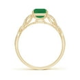 thumbnail image 2 of ANGARA Natural 1.5 Ct Emerald-Cut Solitaire Emerald Infinity Twist Ring in 14K Yellow Gold for Women (Size-8x6mm) | May Birthstone, Anniversary, Jewelry Gift for Women | Natural Emerald Ring, 2 of 9