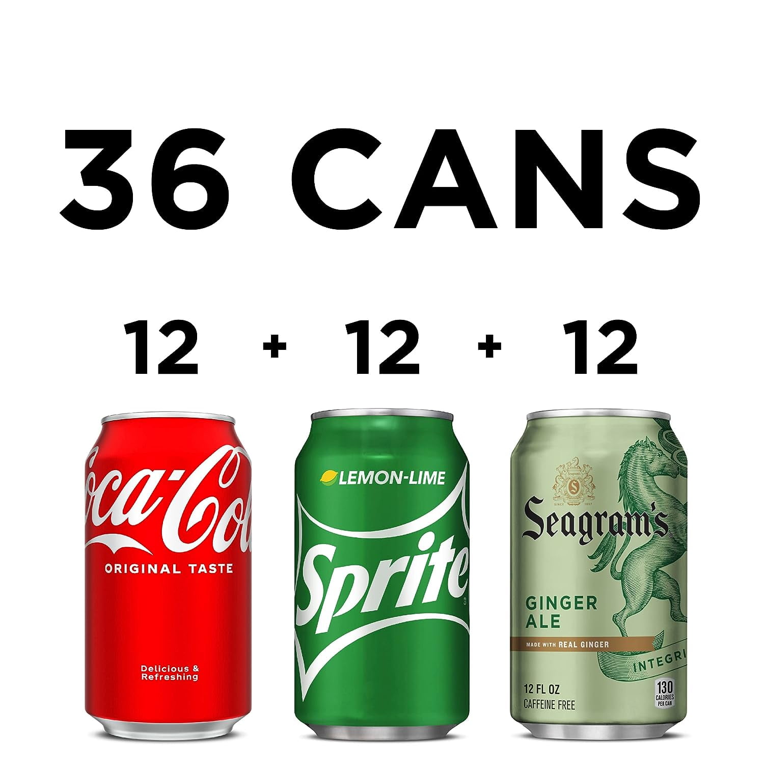 Soda Soft Drink Party Pack, 12 Fl Oz