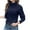 Dark Blue, variant on Turtleneck Sweaters for Women Casual Ribbed Knit Pullover Tops Slim-Fit Warm Sweater Fall Winter Outfits Solid Lightweight Clothes Soft Comfy Loungewear Thermal Knitted Textured Outerwear