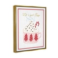 thumbnail image 3 of Stupell Industries Let's Get Cozy Pink Cocoa Graphic Art Metallic Gold Floating Framed Canvas Print Wall Art, Design by The Saturday Evening Post, 3 of 6