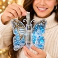 thumbnail image 5 of Christmas Butterfly Cash Wallet Gift Ornaments, Clear Christmas Money Holders, Stocking Stuffers, Xmas Tree Hanging Decorations, Indoor Outdoor Decor for Christmas Tree Window Wall, 5 of 8