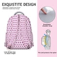 thumbnail image 5 of Butterfly Print University Backpack - Durable School Bag with Laptop Sleeve, Side Pockets, Comfortable for All-Day Use, 5 of 6