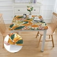 thumbnail image 2 of BANET Autumn Pattern Square Tablecloth,Stain Wrinkle Resistant Reusable Washable Print,for Kitchen Camping Birthday Dining Dinner Outdoor white, 2 of 8