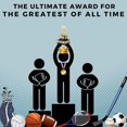 thumbnail image 3 of Placa Grande Personalizada G.O.A.T. Trofeo Alpha Awards, 3 of 7