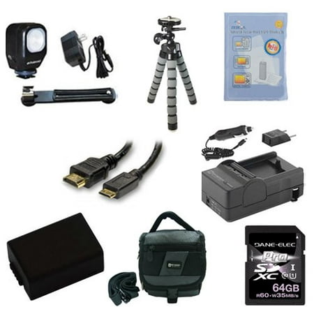 Panasonic Lumix DMC-FZ70 Digital Camera Accessory Kit includes: SDDMWBMB9