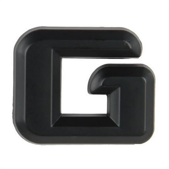 Pilot IP-555GMB 2.5 in. Automotive Emblem Letter G, Matte Black
