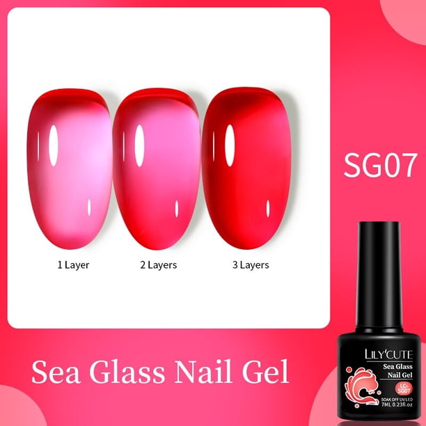 LILYCUTE-esmalte de uñas de Gel Macaron, barniz semipermanente para manicura semipermanente, Color rosa y azul, primavera y verano