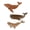 Brown, variant on mdesiwst 3 Pcs Wooden Whale Wall Art Nautical Whale Wall Decor Rustic Vintage Beach Ocean Wall Hanging Sculpture for Living Room Bathroom Bedroom Lake House