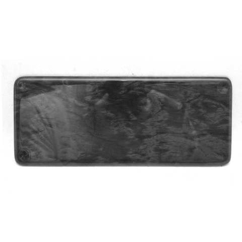 Lund Boat Blank Accent Panel 2099435 | 7 1/2 x 3 1/8 Inch Gray Plastic