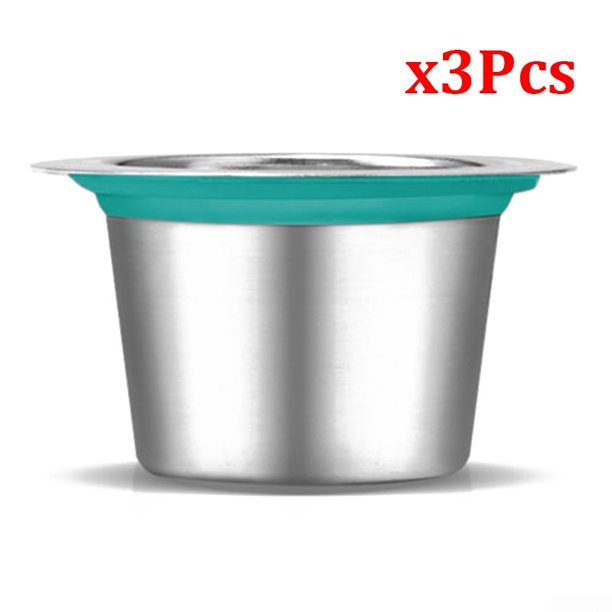 Stainless Refillable Coffee Capsules Pod Reusable For Nespresso Machine Pods Walmart Com Walmart Com