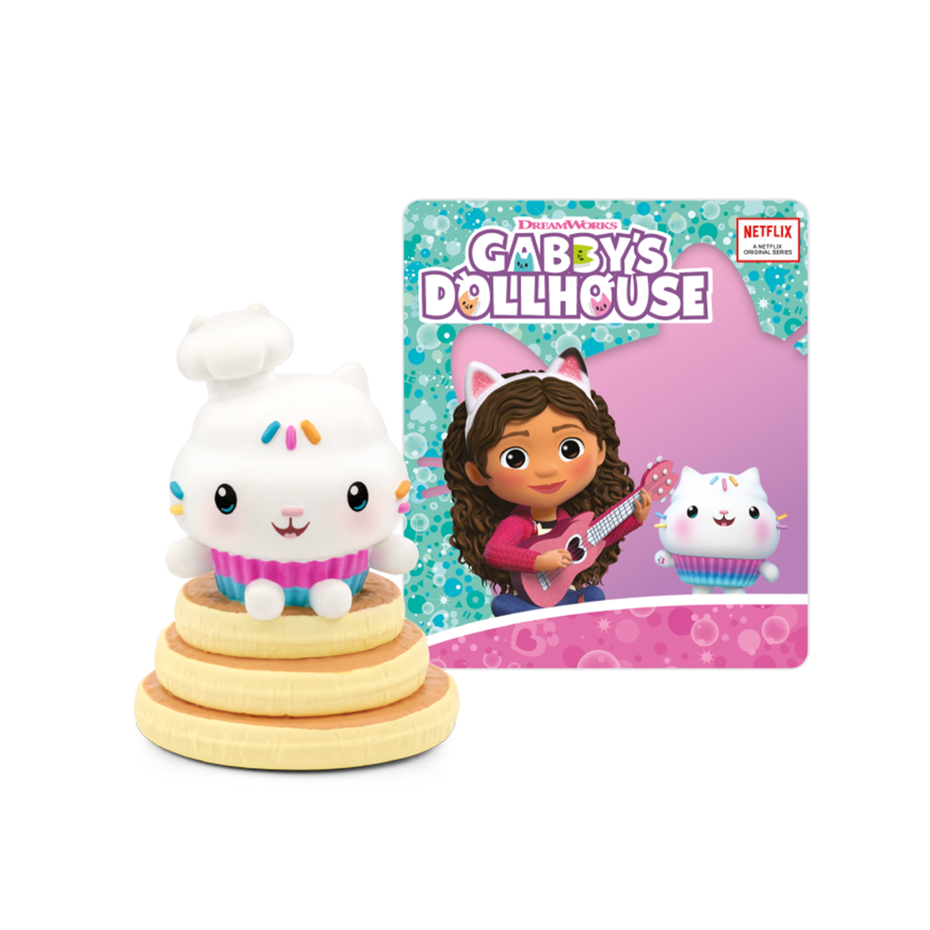 tonies Toniebox 2 Bundle with Gabby, Cakey Cat and Kitty Fairy from Gabby Dollhouse – Sky Blue (English)