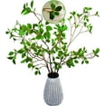 thumbnail image 3 of 3 PCS Artificial Branches with Leaf, 43.3 Inch Artificial Greenery Stems,Faux Olive Branches for Vase Filler,Decorative Dried Artificial Twigs Bendable Sticks for Shop Garden Office Home Decor, 3 of 5