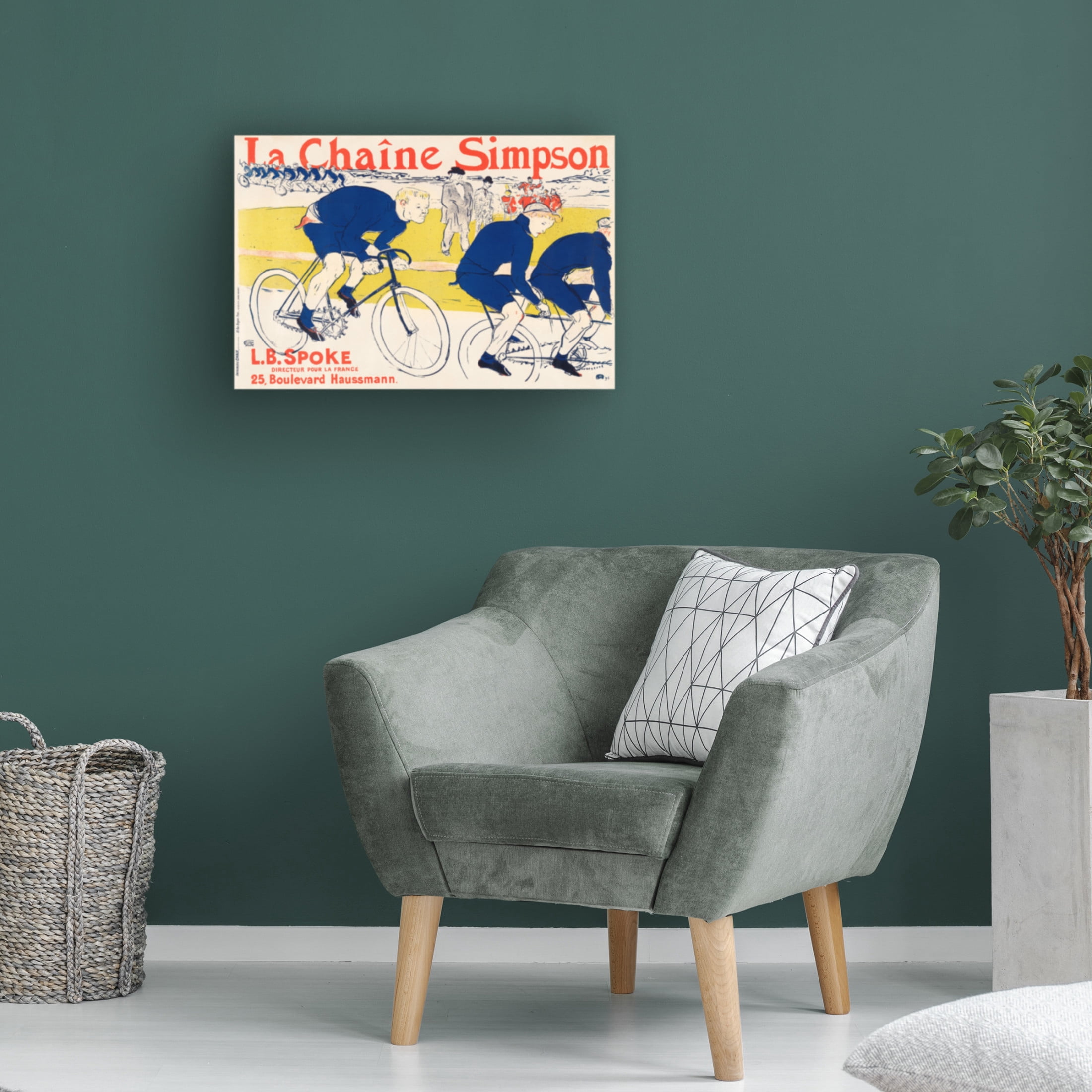 Trademark Fine Art Pictufy   The Simpson Chain 1896 Canvas Wall Art