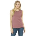 thumbnail image 2 of Bella + Canvas - Camiseta Sin Mangas Muscle de Jersey para Mujer (Malva), 2 of 2