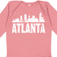 thumbnail image 4 of Inktastic Atlanta Skyline Grunge Boys or Girls Long Sleeve Baby Bodysuit, 4 of 5