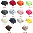 thumbnail image 2 of fastboy Candy Color Women Man Knit Polyester Hat Elastic Pure Color Beanie Outdoor Skiing Riding Cap, 2 of 9