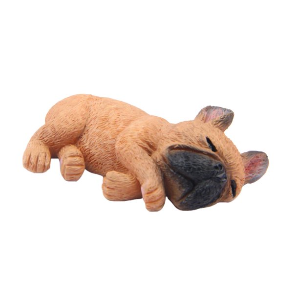 Dormir Corgi perro jardín estatuil decoración #2 Marron Gloria Perro corgi durmiendo