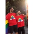 thumbnail image 2 of Halloween Rainbow Costume Mens T Shirt, 2 of 5