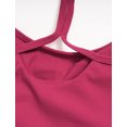 thumbnail image 4 of IBTOM CASTLE Women's 2 Piece Workout Set Racerback Cropped Tank Top Matching High Waist Shorts Yoga Gym Pilates Outfits XL Red, 4 of 7