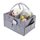 thumbnail image 1 of Bolsa de pañales para bebés - Contenedor de almacenamiento para guardería y organizador de automóviles para pañales, 1 of 5
