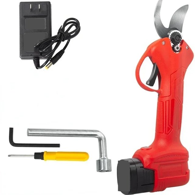 16.8V Brushless Electric Pruning Shears Garden Tool Cordless Electric Scissors Tree Branches Cutter ,Easy to Use