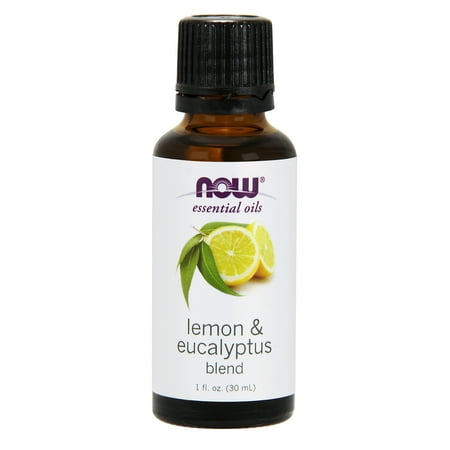 - NOW Essential Oils, Lemon & Eucalyptus Oil Blend, Invigorating Aromatherapy Scent, Blend of Pure Lemon Oil and Pure Eucalyptus Oil, Vegan, 1-Ounce