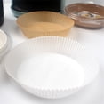 thumbnail image 4 of 50 Pcs Doublure de Friteuse à Air Chaud Papier Parchemin Imperméable Résistant à la Chaleur Antiadhésif Absorption d'Huile de Cuisson pour Rôtir Barbecue Camping Blanc, 4 of 9