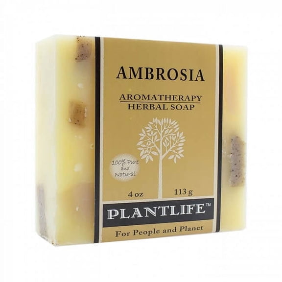 Plantlife Ambrosia Bar Soap - Moisturizing and Soothing Soap for Your Skin - Hand Crafted Using Plant-Based Ingredients - 4oz Bar