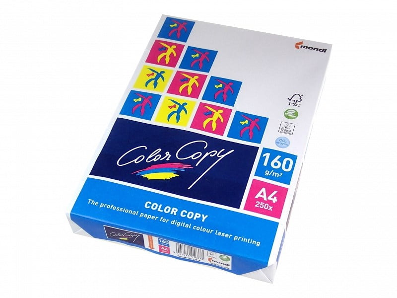 Color Copy Copier Paper Premium Super Smooth 160gsm A4 White Ref CCW0350 [250 Sheets]