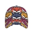 thumbnail image 2 of Haiem Fox Face Baseball Cap Dad Hat Cotton Soft Adjustable Fashion Hats for Men Women Unisex Style Headwear, 2 of 9