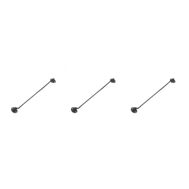 Riwesomey Pestillo de gancho y ojal de acero inoxidable grueso con tornillos de montaje para juguetes de herrajes para ventanas de granero tipo Type1 NO1