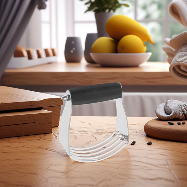 FOMIYES Mezclador De Masa De Acero Inoxidable Con Raspador Herramienta Multifuncional Para Cocina
