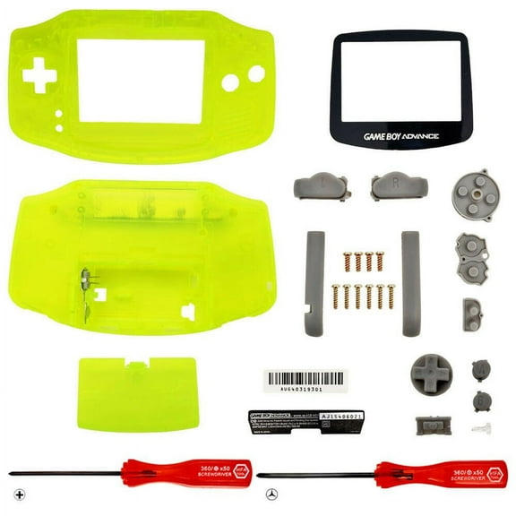 Replacement Housing Shell Nintendo GBA Game Boy Advance Screen Electric Yellow