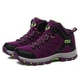 thumbnail image 3 of Men's Women's Waterproof Hiking Boots Outdoor Mid Trekking Backpacking Mountaineering Shoes, 3 of 5